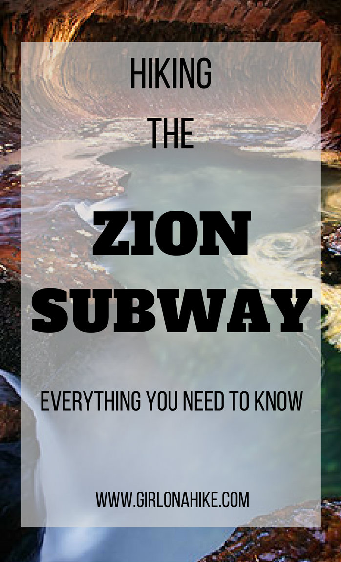 Hiking The Zion Subway, Zion National Park, Utah