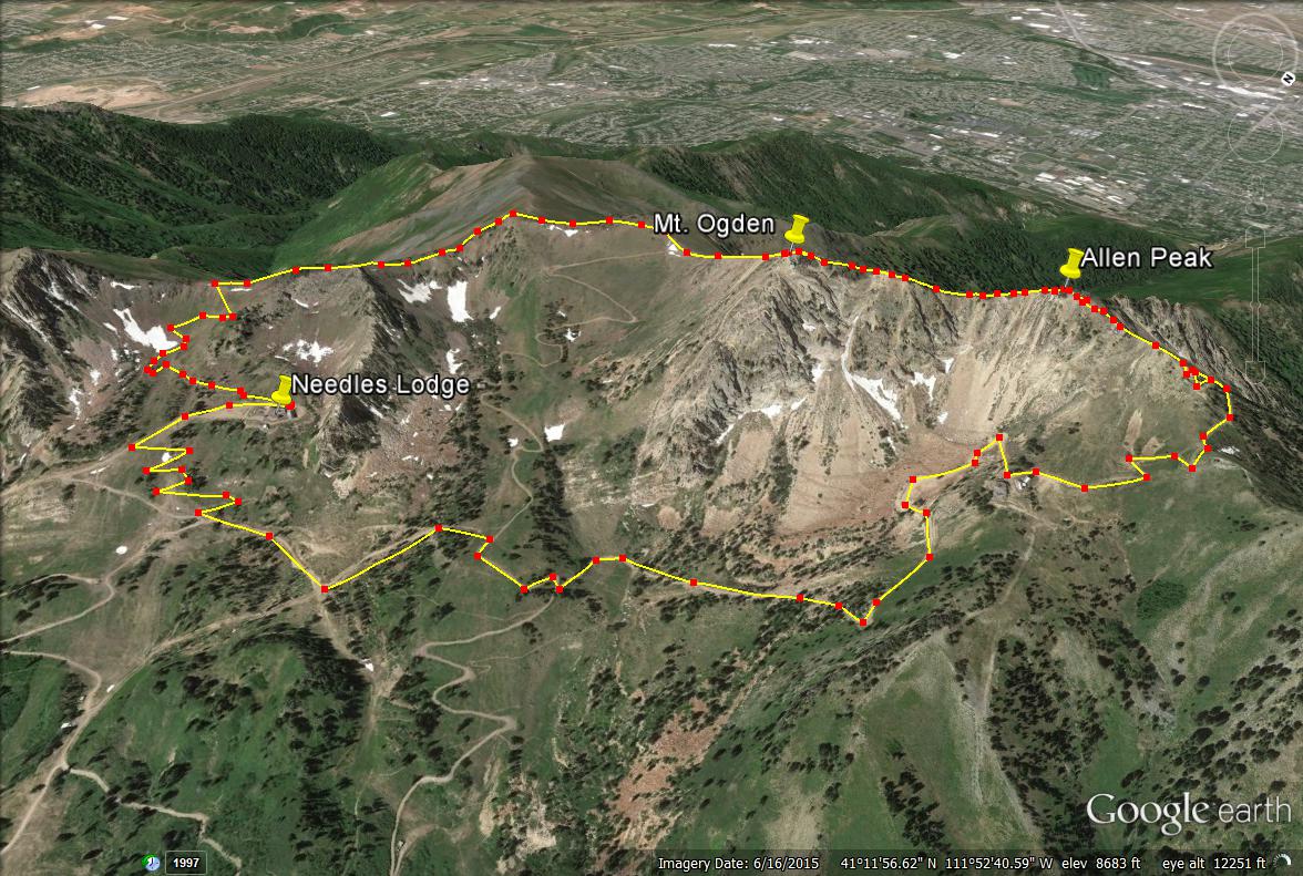 Mount Ogden trail map