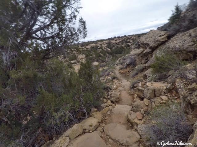 Hiking at Hovenweep National Monument