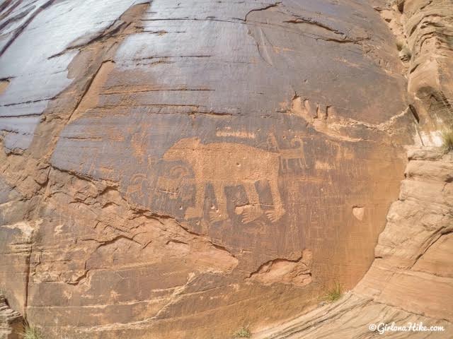 Bear Panel petroglyphs, Moab, UT