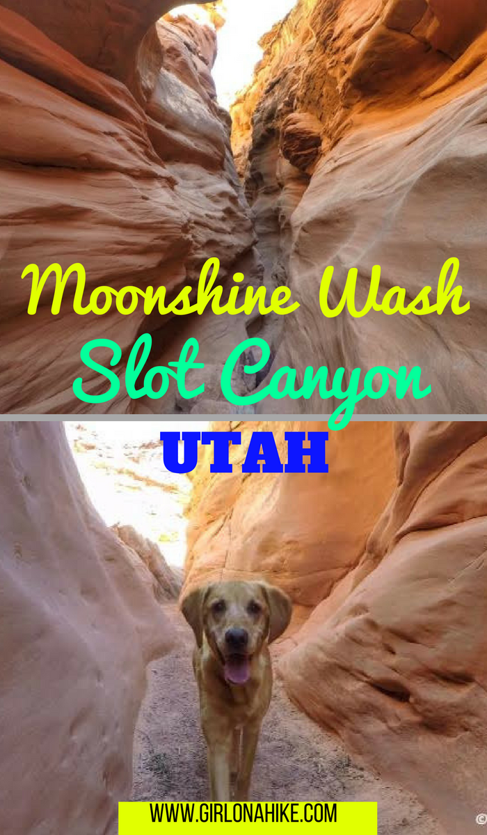 Hiking the Moonshine Wash Slot Canyon, Moonshine Wash San Rafael Swell, Utah Slot Canyons