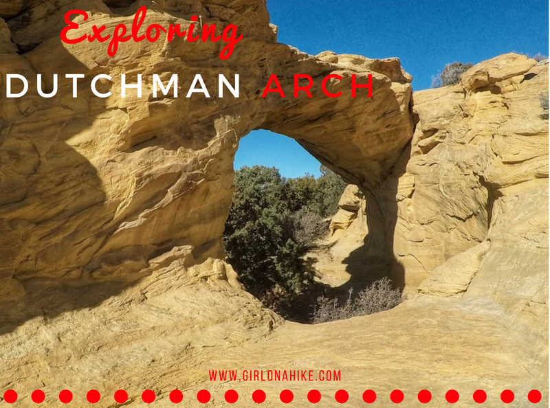 Exploring Dutchman Arch & the Head of Sinbad Pictographs