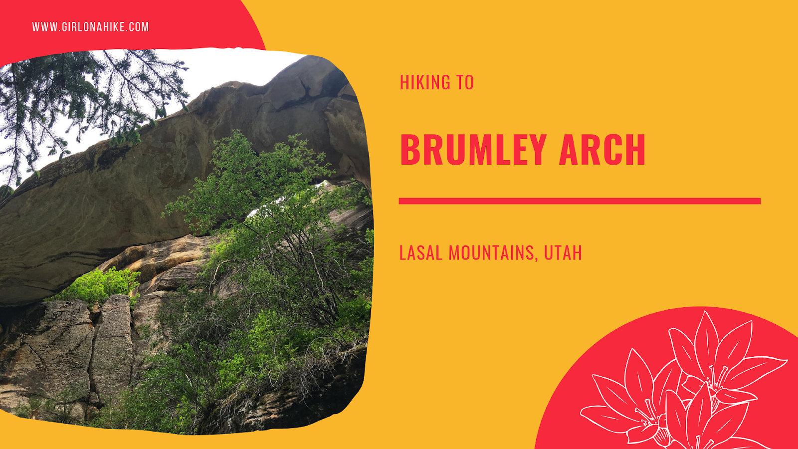 Hiking to Brumley Arch, LaSal Mountains