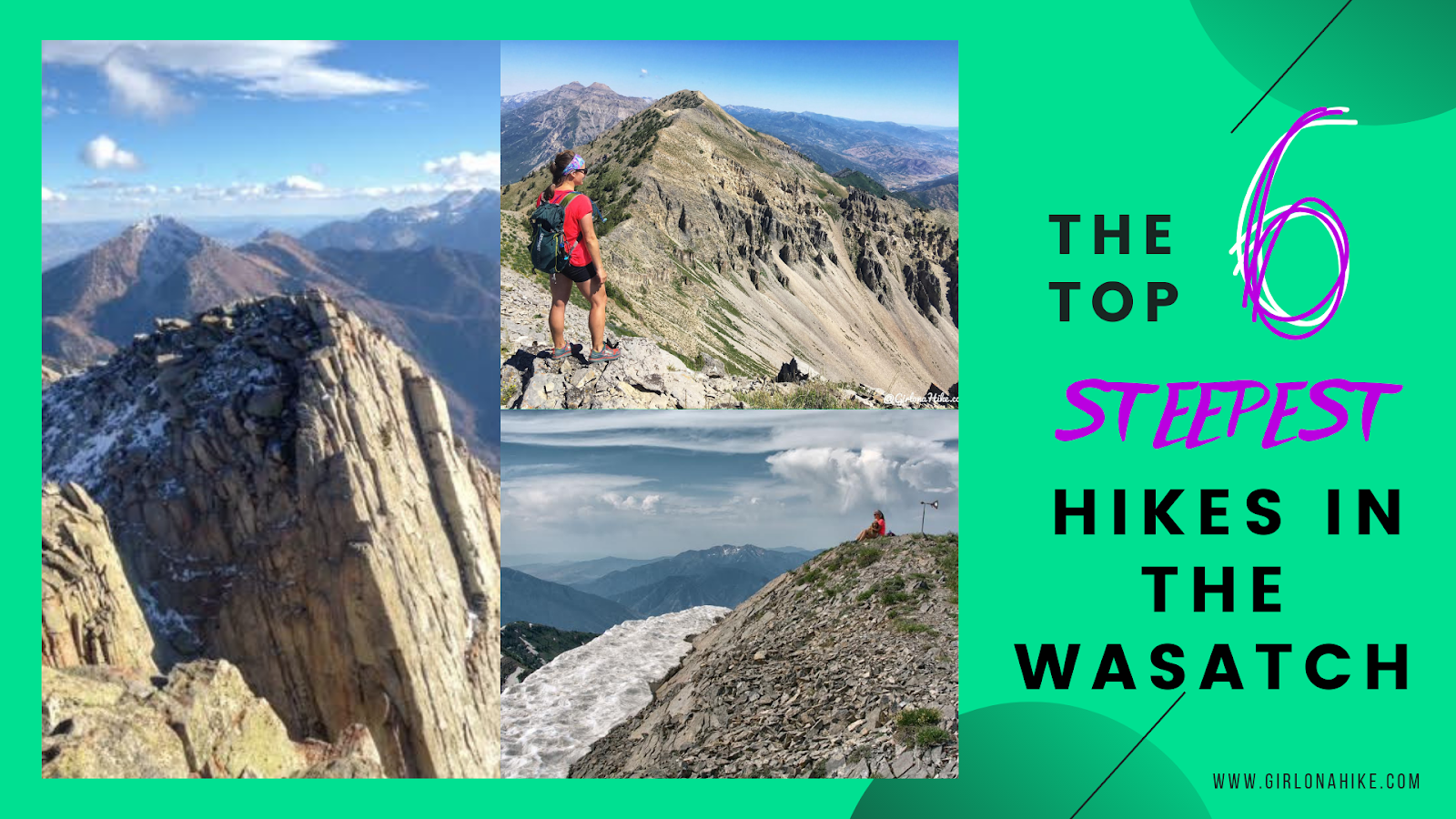 The 6 Steepest Hikes in the Wasatch!