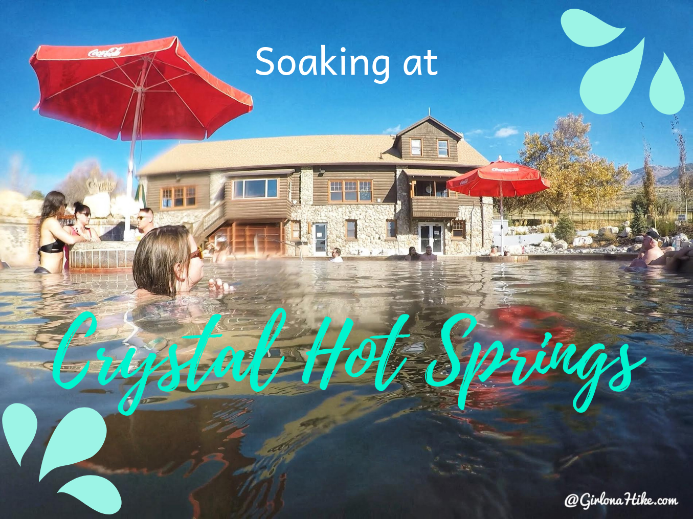 Soaking at Crystal Hot Springs, Hot Springs in Utah