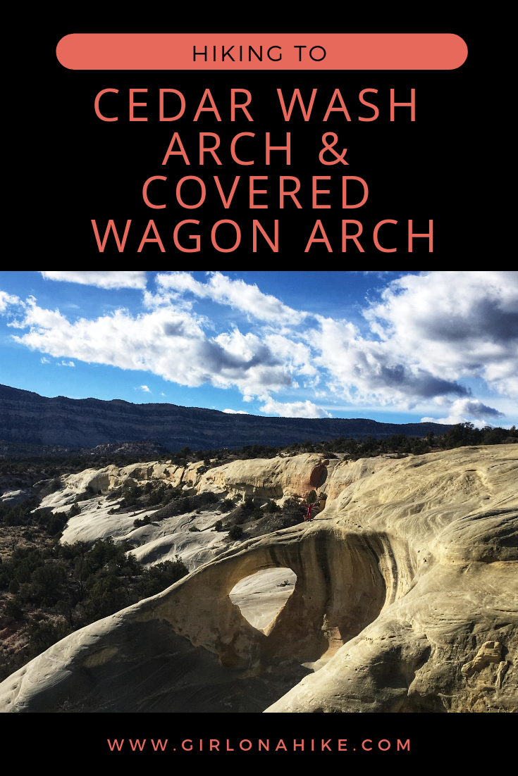 Cedar Wash Arch & Covered Wagon Arch, Escalante