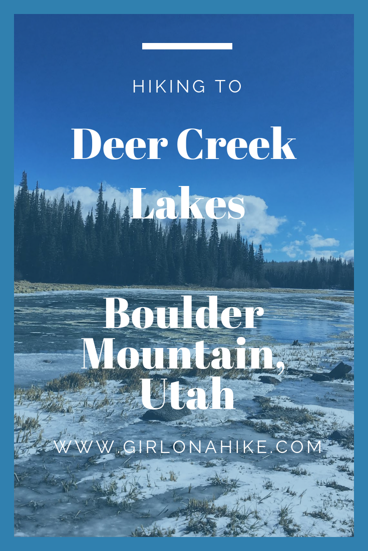 Hiking to Deer Creek Lakes, Boulder Mountain, Hiking on Boulder Mountain, Utah