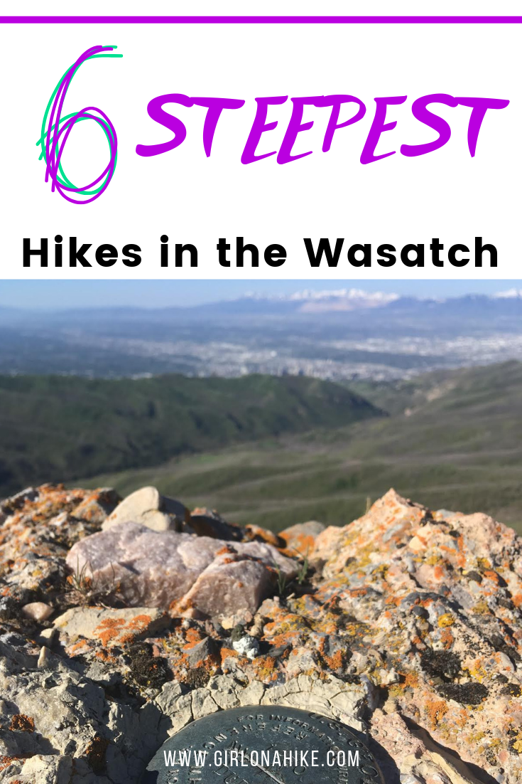 The 6 Steepest Hikes in the Wasatch Mountains,. Utah peak baggers, Wasatch peak baggers, hiking in the Wasatch