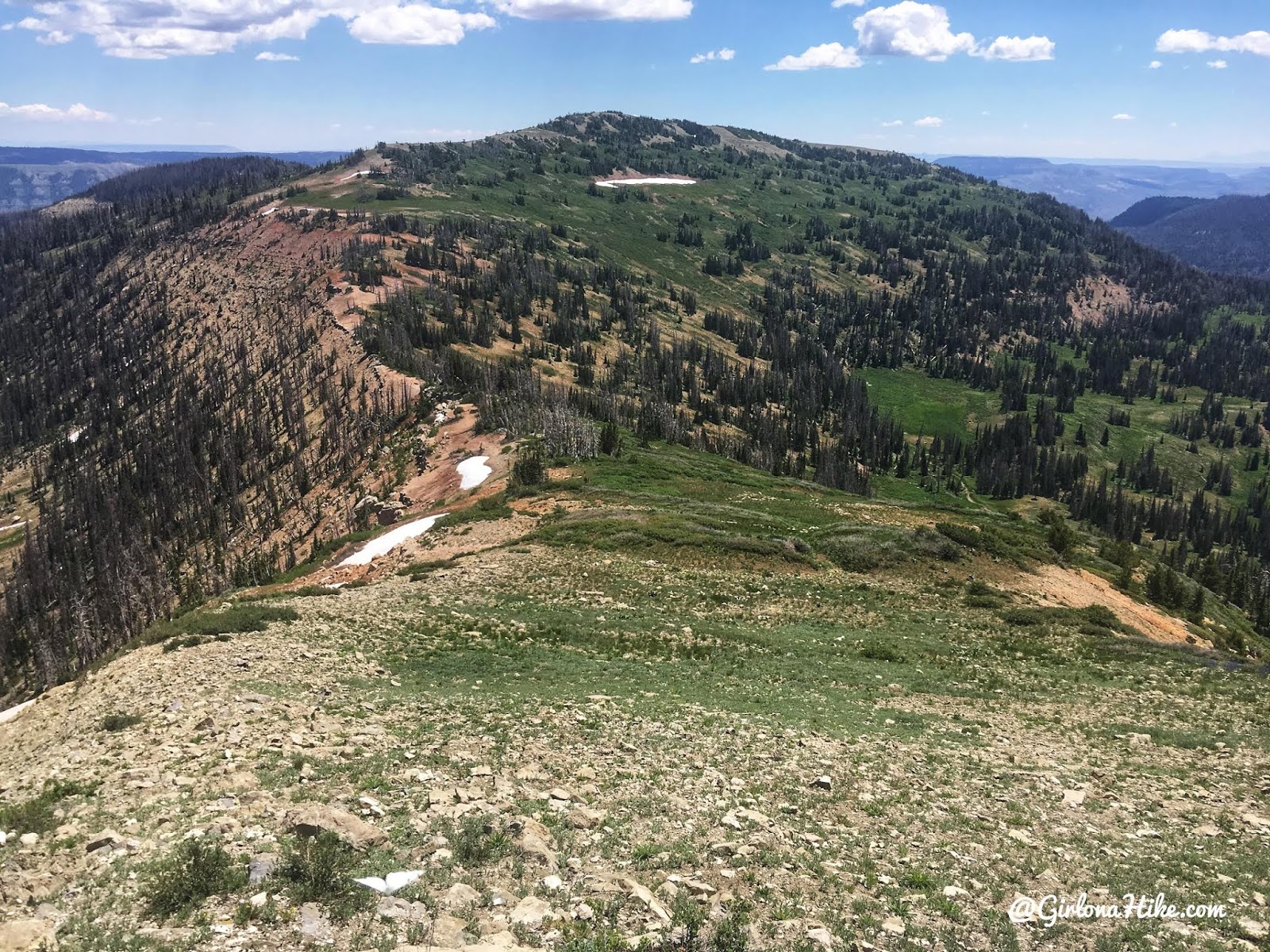 Hiking to South Tent Mountain, Sanpete County High Point
