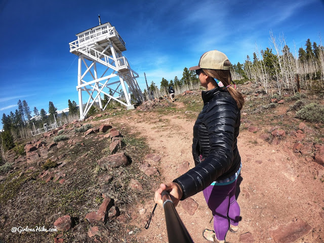 Camping & Exploring at Flaming Gorge National Rec Area, Ute Mountain Fire Lookout Tower