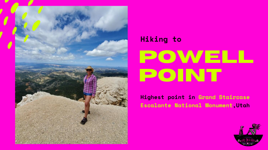 Hiking to Powell Point, grand staircase