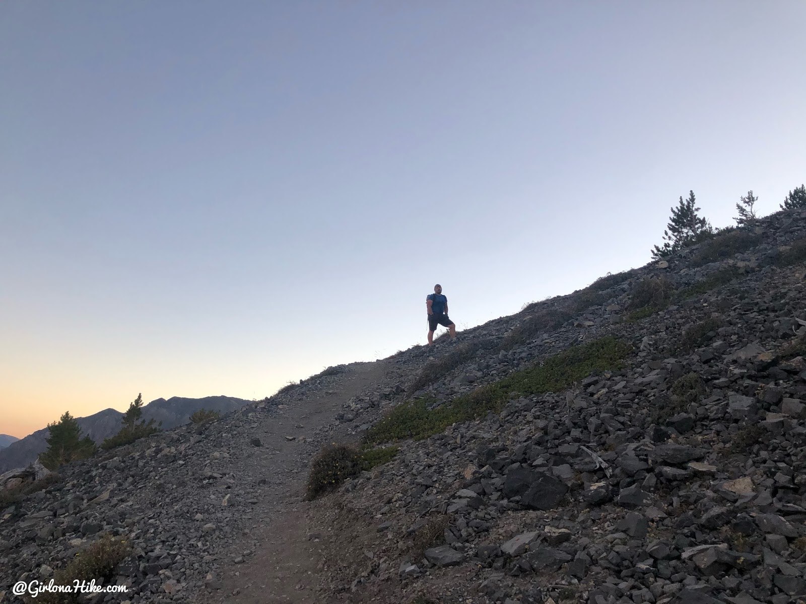 Hiking to Mt.Borah, Idaho State High Point
