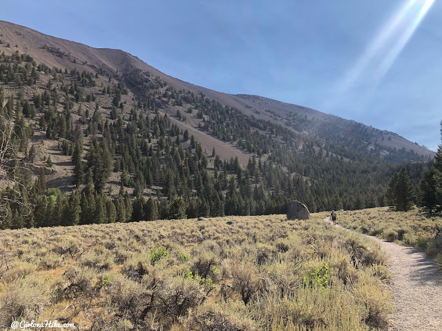 Hiking to Fall Creek Falls, Challis National Forest