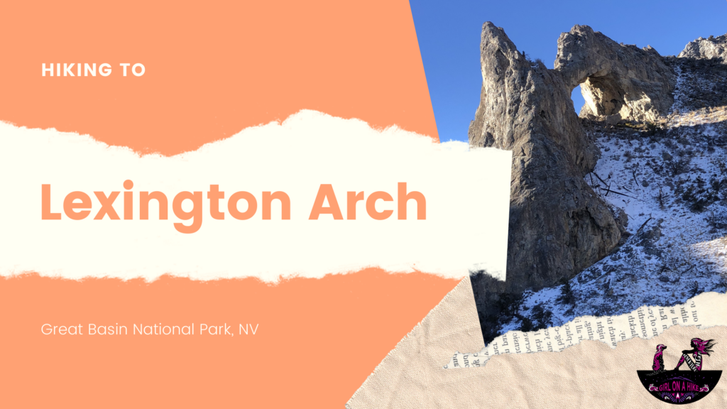Hiking to Lexington Arch, Nevada