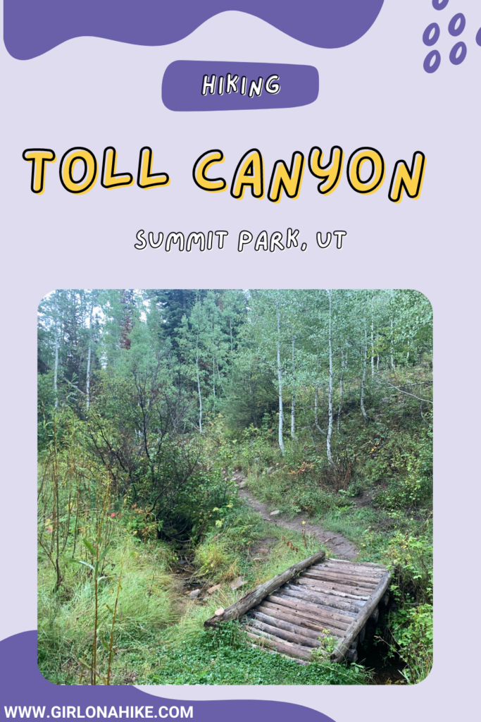 Hiking Toll Canyon, Summit Park