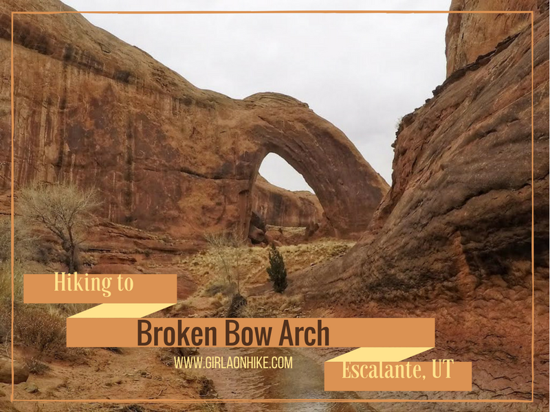 Hiking to Broken Bow Arch