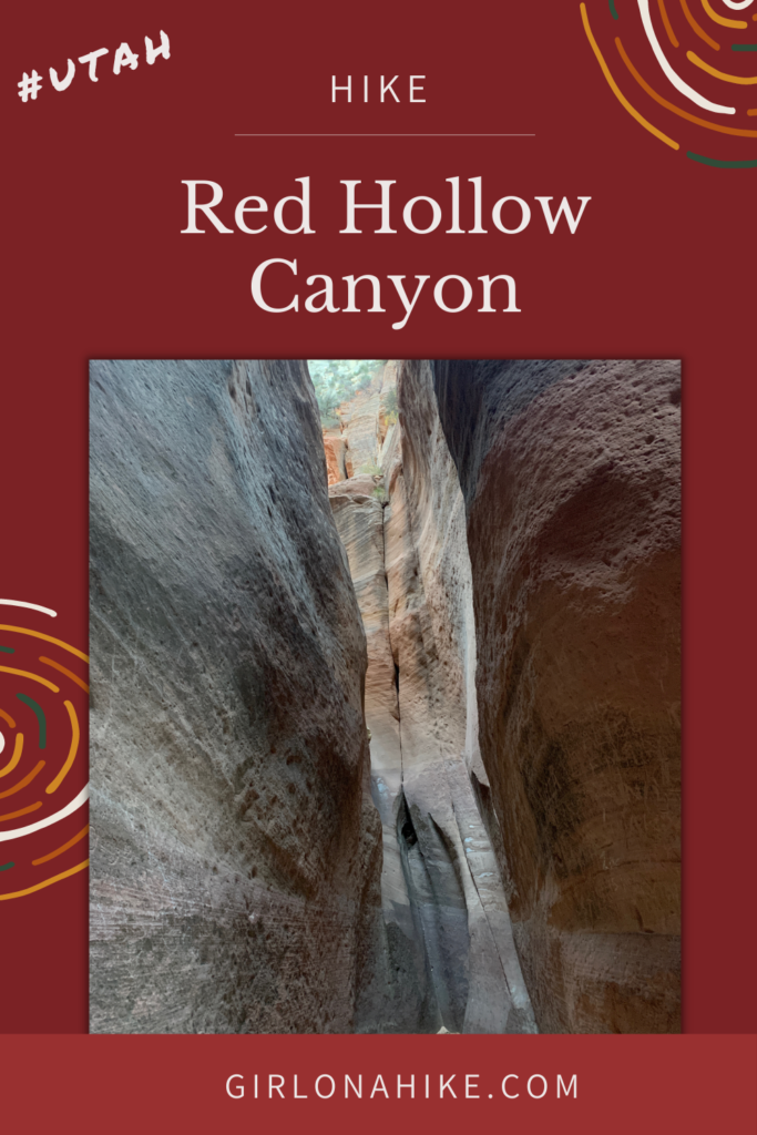 Hike Red Hollow Canyon, Orderville, Utah