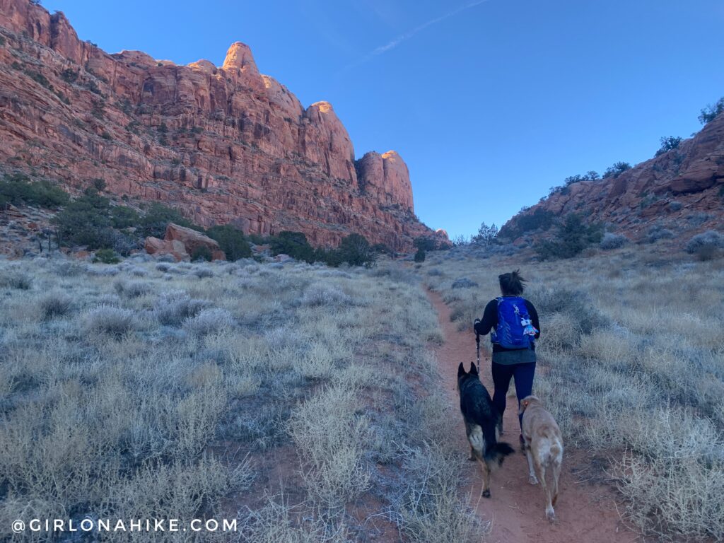 Hiking the Hidden Valley Trail, Moab