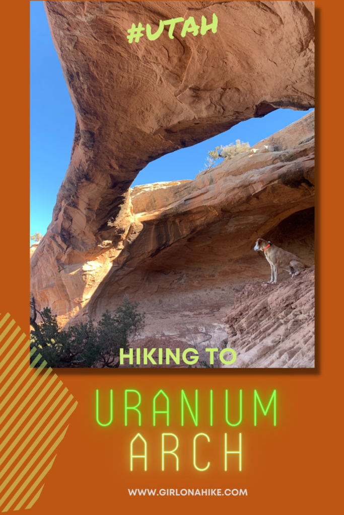 Hiking to Uranium Arch, Moab, Utah