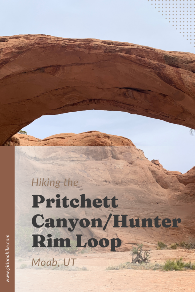 Hiking the Pritchett Canyon/Hunter Rim Loop, Moab